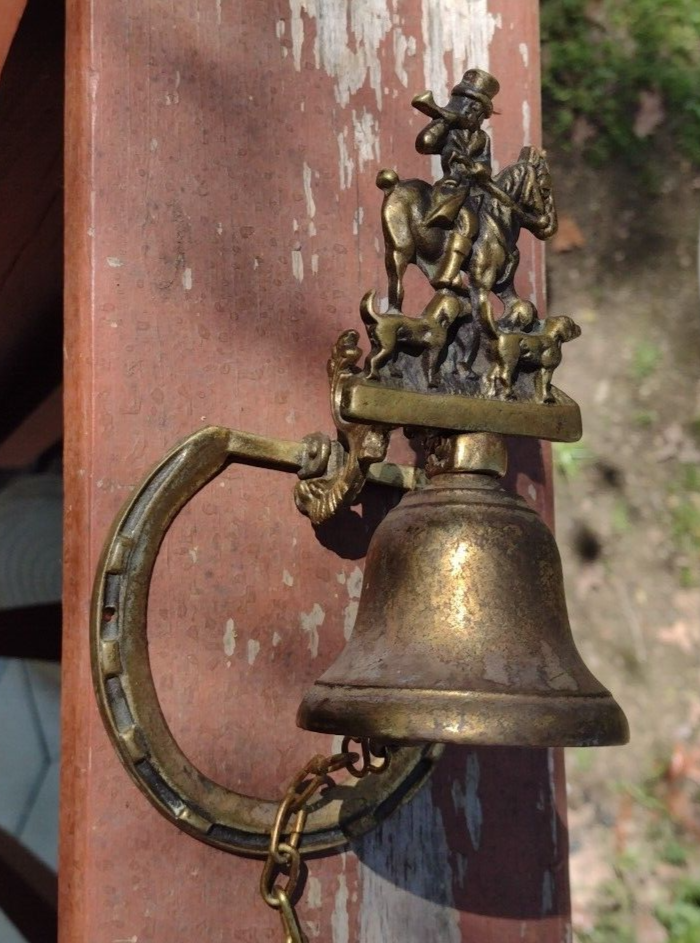 Vintage Brass Bell Wall Mount eBay