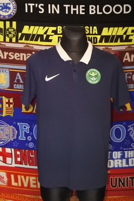 4/5 Bray Wanderers adults M polo cotton football shirt jersey camiseta soccer
