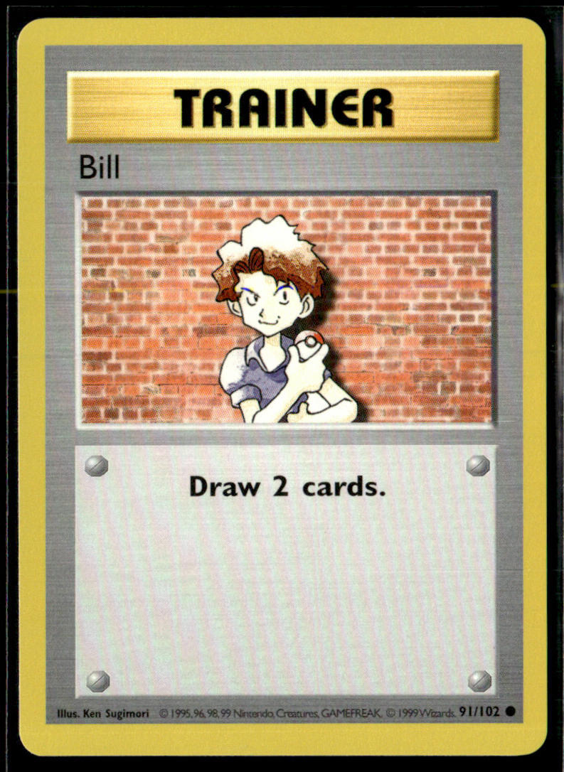 Base Set (Shadowless) #091/102 Bill