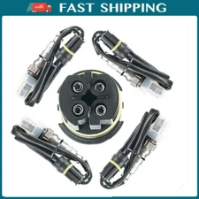 4pcs Oxygen Sensor Upstream+Downstream For Mercedes-Benz S430 CL500 S500 S55 AMG