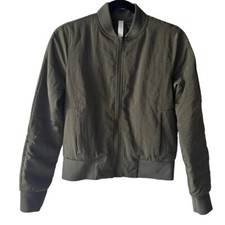 Lululemon Non-Stop Bomber Jacket Size 4 Green