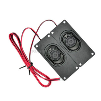 2PCS Black 3070 4 Ohm 3W Advertising LCD TV Loudspeaker Rectangle Speakers NEW