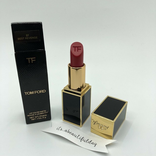TOM FORD Lipstick 37 BEST REVENGE Lip Color Matte Full Size .1 oz New