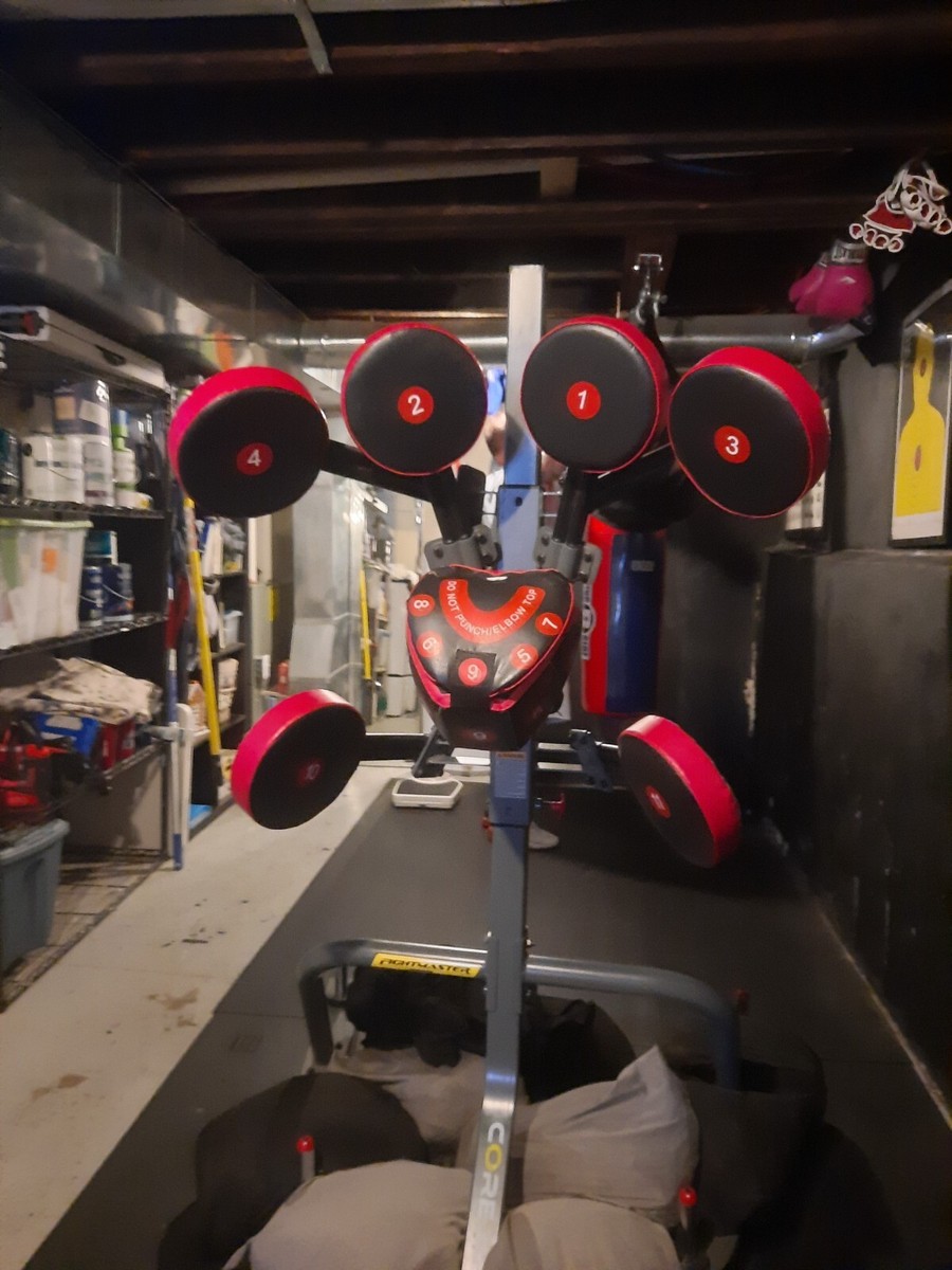 FIGHTMASTER BOXING AND MMA PUNCHING BAG AND MITTS WITH STAND SYSTEM