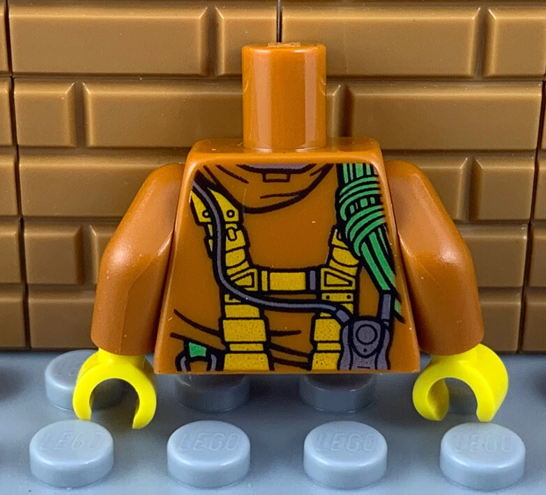 LEGO Male TORSO EXPLORER JUNGLE GEAR NEW Minifigure Body Part  - Image 2 of 2