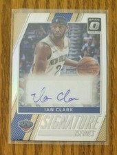 Ian Clark (Pelicans) 2017-18 Donruss Optic Signature Series PRIZM Holo AUTOGRAPH