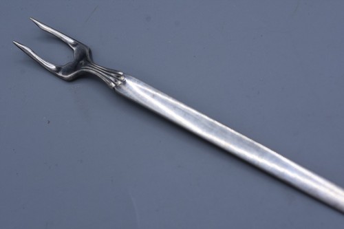 Oneida Community TWILIGHT Olive Fork 6-1/8" Silverplate Flatware FB31 - 第 3/6 張圖片