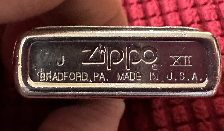 Vintage Dragon Zippo Lighter Bradford PA J XII Made In USA NO