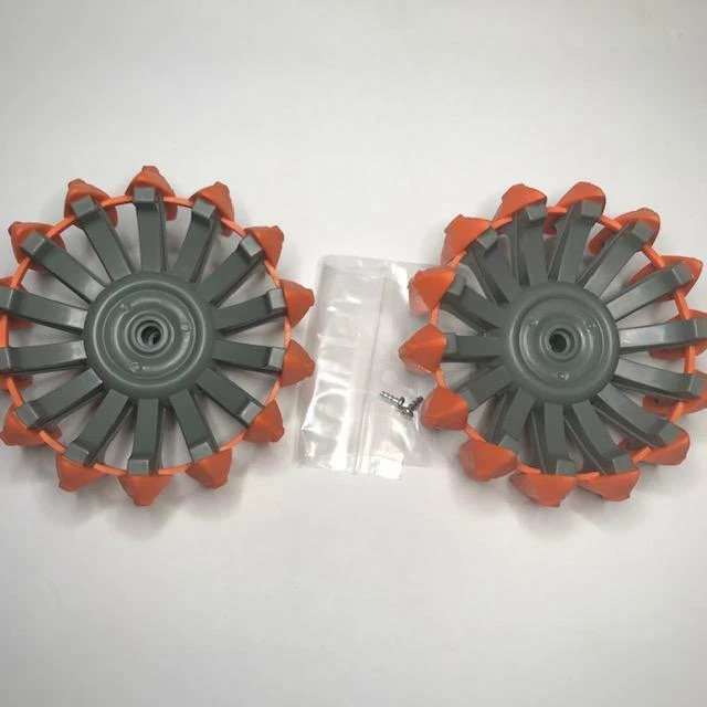 Set of 2 Terra Climber RC Car Vehicle Replacement Part Tiers & Screws - Image 2 of 3