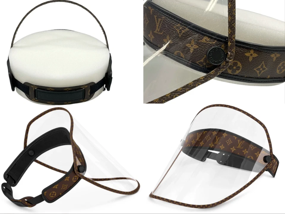 LOUIS VUITTON ANTI-UV  PHPTPCHROMATIC LV FACE SHIELD VISOR SUN CAP MONOGRAM HAT - Bild 1 von 4