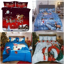 Christmas Duvet set Bedding 3D Christmas Present for Loved ones Tracked Post