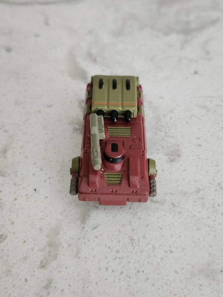 Small  Micro Machine Plastic Military Ramshead A-5 Tank in Red - Image 2 of 4