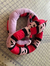 Adventure Planet  Snake Red Purple Pink Black 65" long
