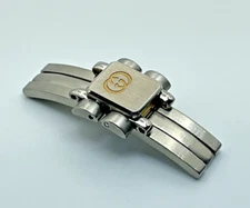 15MM ORIGINAL GUCCI WATCH DEPLOYMENT BUCKLE WITH LINKS FOR 8000L TWO-TONE BAND