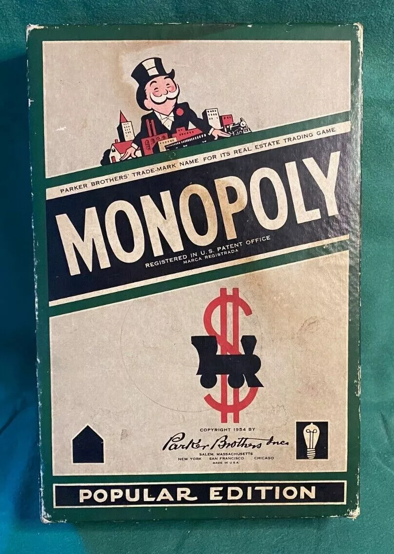 First Monopoly Board