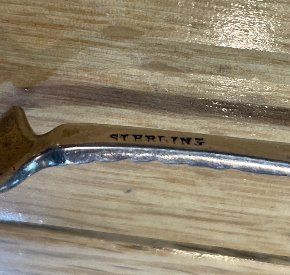 ANTIQUE•THEODORE B STARR•STERLING•925•Floral CLAW SUGAR TONGS**RARE**NO