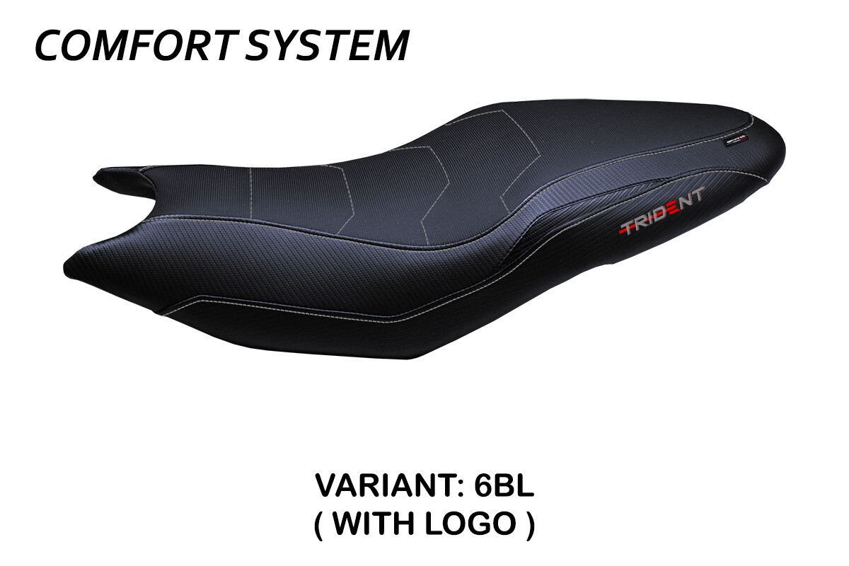 Triumph Trident 660 2021-2023 2024 2025 Seat Cover Tappezzeria Comfort Black
