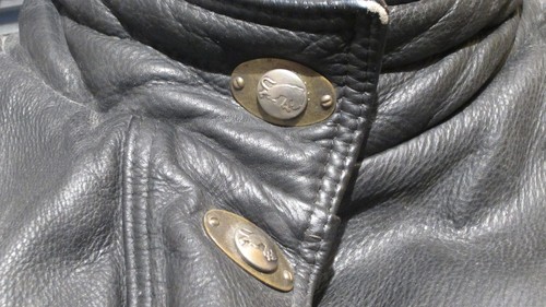 LEATHER MOTORCYCLE JACKET ~ LADIES SIZE 12-14 Medium - Picture 5 of 15