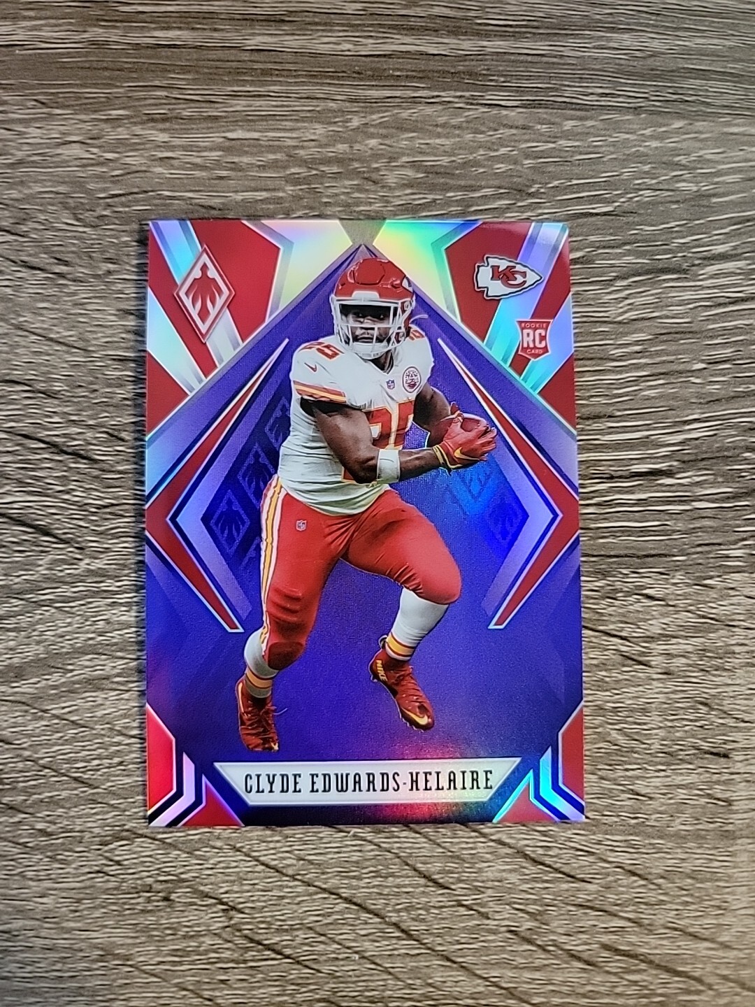 2020 Panini Phoenix Clyde Edwards Helaire Purple /149 Chiefs Rookie RC #121