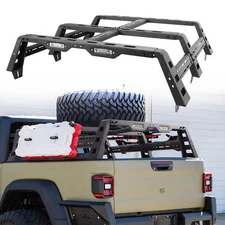 Heavy Duty Steel High Bed Rack Luggage Carrier For 2020-2025 Jeep Gladiator JT