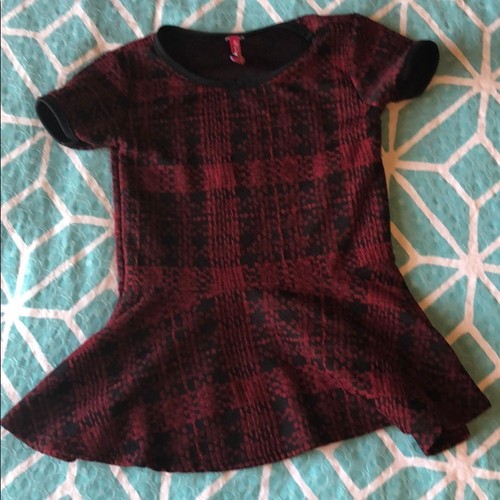 Faded Glory & Cute 4 U red/black girls dress/tunic - Picture 8 of 10