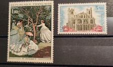 1972 FRANCE 2 TIMBRES N° 1703-1713 NEUFS **SANS CHARNIERE. TTB