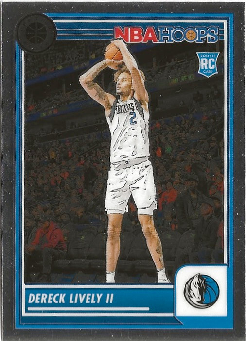 2023-24 Panini Hoops Premium Stock Dereck Lively RC #253 Dallas Mavericks