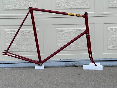 Vintage Fixed Gear Track Bike frame and fork set | eBay