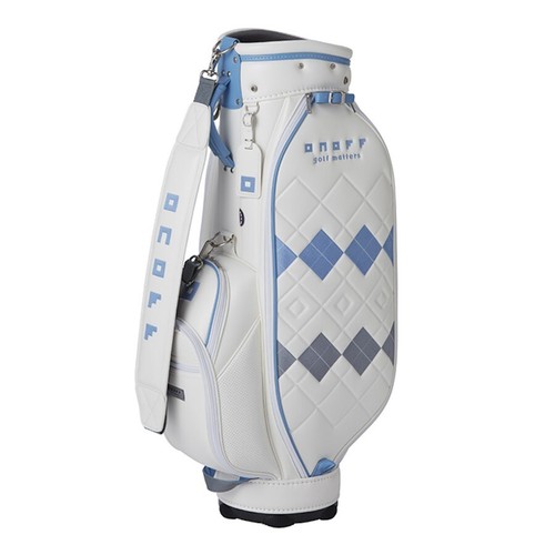 Onoff Golf Ladies Caddy Bag Cart OB7923 8.5 x 46in 3.2kg White/Sax
