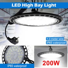 UFO LED High Bay Light Workshop Garage Lights 20000LM Industrial Warehouse Lamp