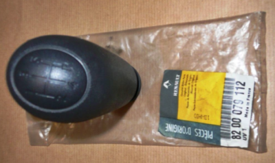 Pommeau De Levier De Vitesse Pour Renault Clio 3 (2005-2012) - Noir - Référence OEM 8200079112 - Protection Poussière