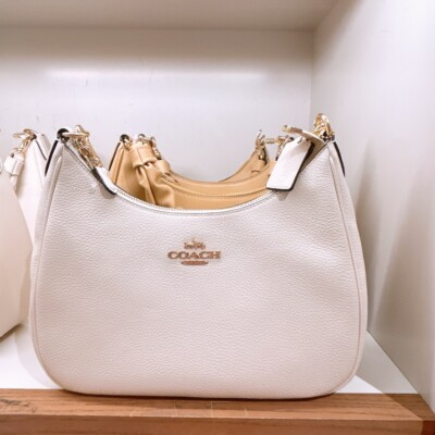 美品 クリーニング済 old coach レアカラー INK Mini Hobo NWT Coach Teri Hobo Bag In Signature Canvas CJ517/CV935/CAL52