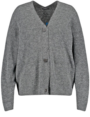 SAMOON Strickjacke/Cardigan by Gerry Weber grau meliert NEU Damen Gr.