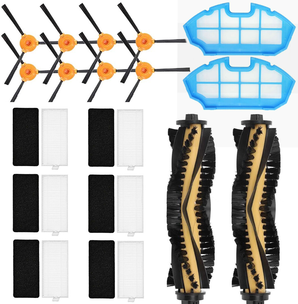 Ecovacs DEEBOT N79 N79S DN622 500 Vacuum Replacement Main and Side Brush Filter  