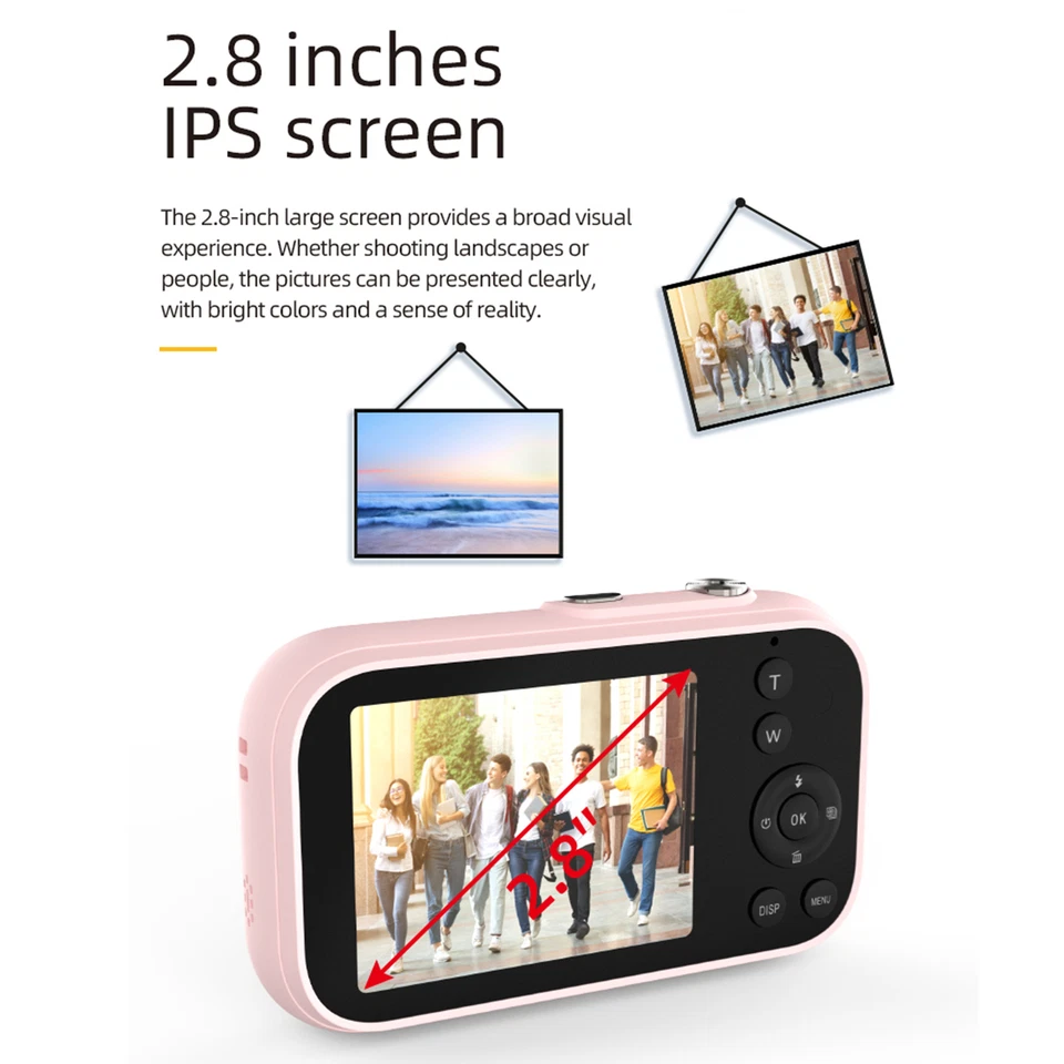 4K Digital  Portable Digital Video  48MP 2.8 Inch IPS Screen O7T8 - Image 3 of 4