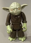 Vintage Star Wars Yoda Orange Eyes Figure Kenner 1980 ESB Original
