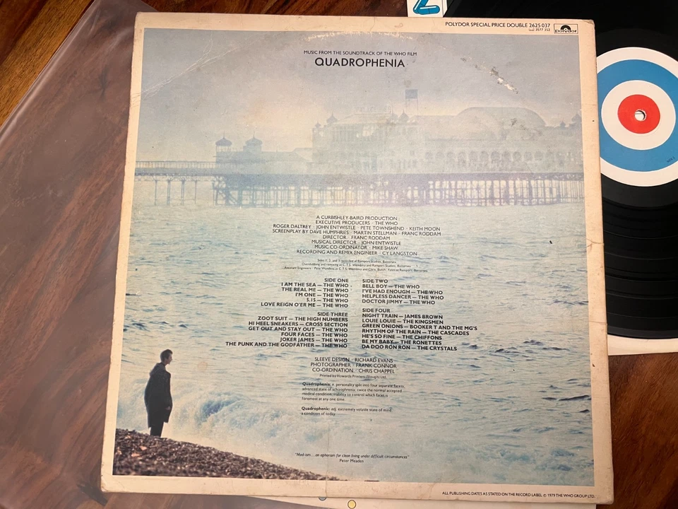 QUADROPHENIA  SOUNDTRACK 1979  The Who  Various Artists  Double Vinyl LP - Image 2 of 3