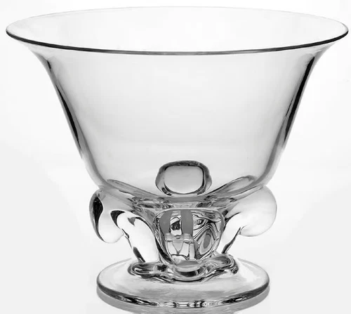 Vintage Steuben crystal pedestal bowls, plates and more!