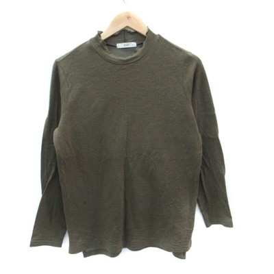 IEDIT Women's Long Sleeve Off-Shoulder Top Khaki SM15
