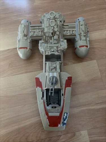 VTG 1999 Hasbro Star Wars Y-Wing Fighter Ship Vehicle Base Part Incomplete - product listing photo