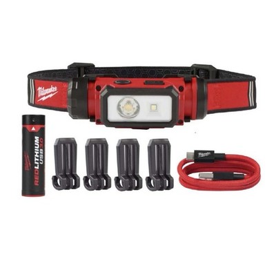 Milwaukee L4HL2-301 600 Lumen wiederaufladbare Stirnlampe