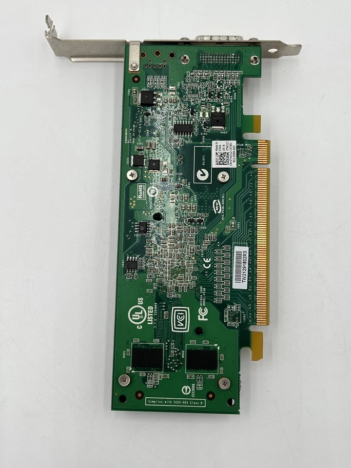 NVIDIA QUADRO PCI-E x 16 GRAPHICS CARD MIC NVA-P538 256MB Dell P/N 0TW212 FR SHP - Image 3 of 4