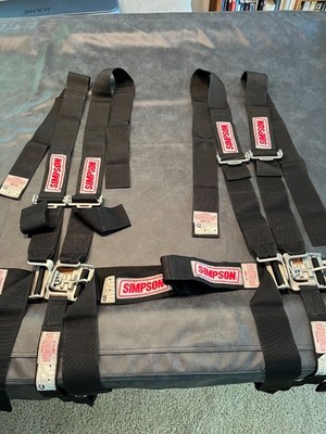 Simpson 3'' Racing Harness 5-Point Seat Belt Latch /Link (2 Sets) EXPIRED DATES