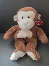 Ty Pluffies Plush - DANGLES the Monkey (2002 Version) Stuffed Animal Toy Tags