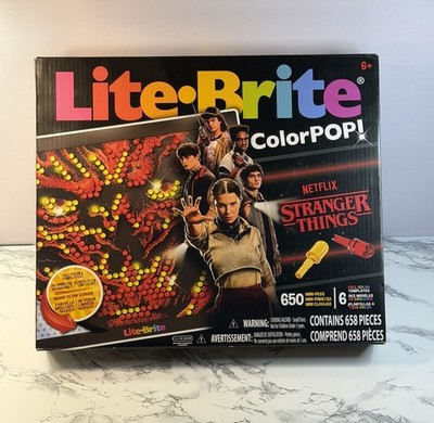 Stranger Things Lite-Brite Season 5 ColorPOP! 650 Pegs Netflix New Sealed