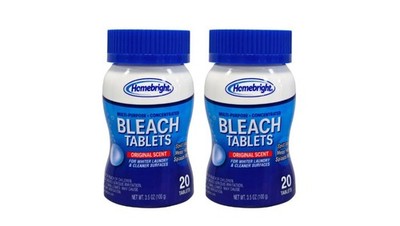 Homebright Concentrated Multi-Purpose Bleach Tablets, Original Scent, 20 Ct