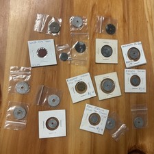 Collection of Great Depression Tax Tokens Lot Of 18 Plus An Opa