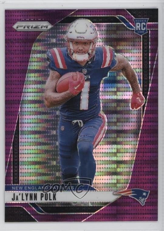 2024 Panini Prizm Rookies Purple Pulsar Prizm Ja'Lynn Polk #339 Rookie RC 1b1x