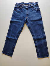 Round House Men's 38x32 #1903 Jeans Blue Denim 100% Cotton Made in USA Workwear