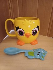 Disney Store Ducky and Bunny Mug and Ceramic Spoon Toy Story 4 New With Tabs